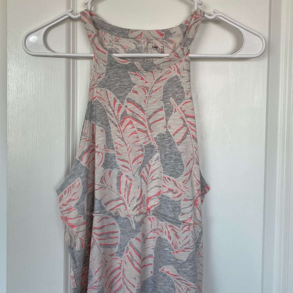 Gap summer tank top tropical cotton size S